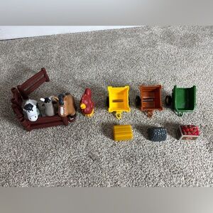 John Deere Tomy 1st Farming Fun Playset Farm Animals Toddler toy